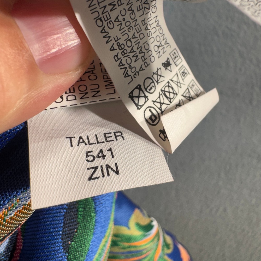 Zara Kimono Asian Floral Brocade Vibrant Jacquard Wide Leg Cropped PantsnSmall - Picture 6 of 9